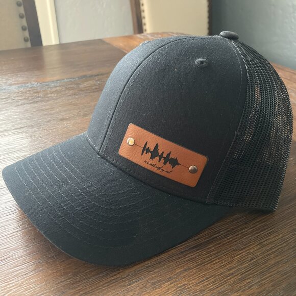 It Is Well With My Soul Soundwave Black Snapback Trucker Hat - Picture 2 of 4